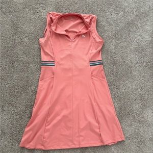 BALEAF Women's Golf Tennis Dress Sleeveless 4-Pockets with Inner Shorts UPF 50+